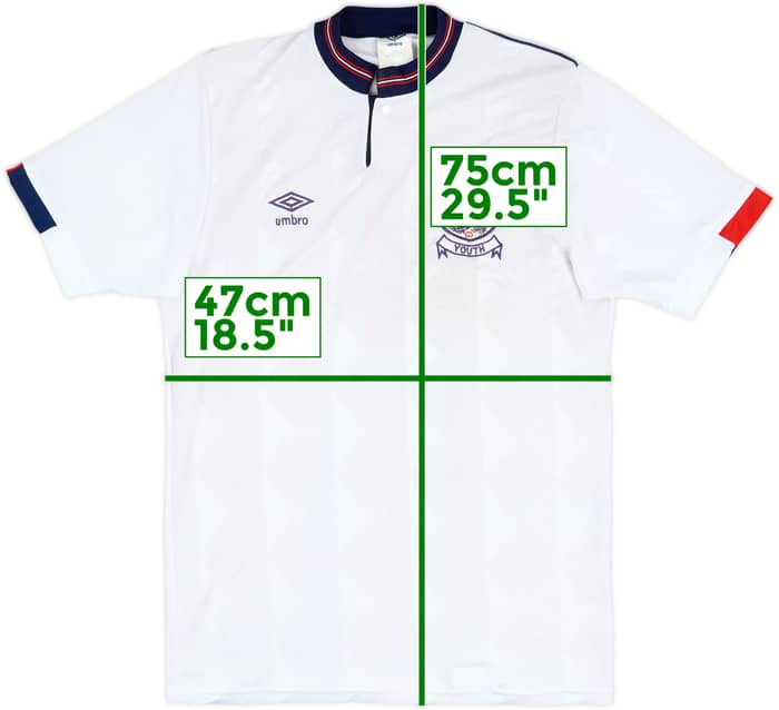 1988-90 England Match Issue Home Shirt #4