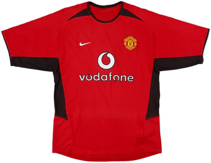 2002-04 Manchester United Home Shirt Ronaldo #7 - 8/10 - (S)