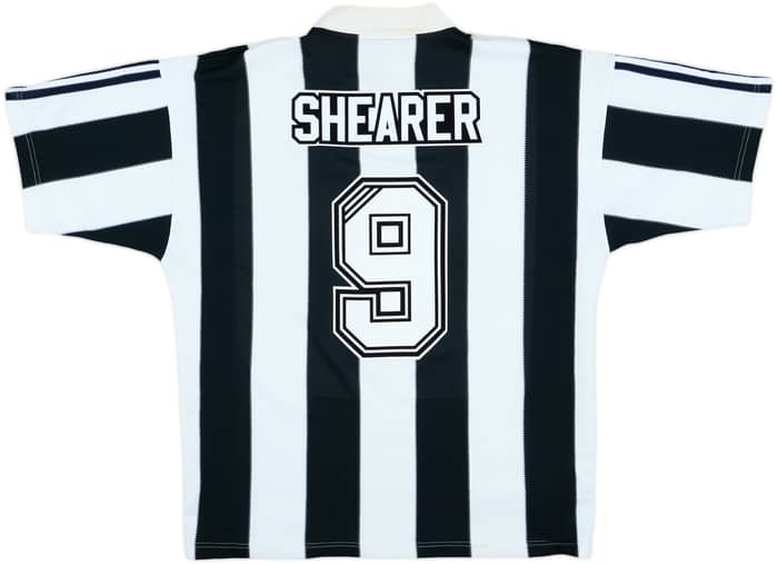1995-97 Newcastle Home Shirt Shearer #9 - 8/10 - (L)