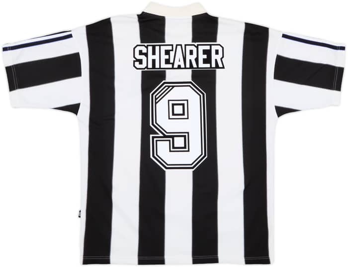 1995-97 Newcastle Home Shirt Shearer #9 - 8/10 - (M)