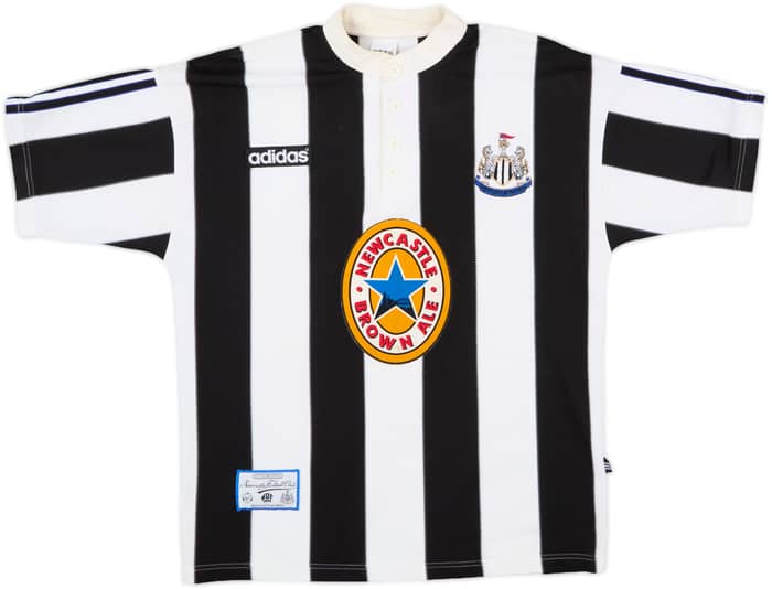 1995-97 Newcastle Home Shirt Shearer #9 - 8/10 - (M)