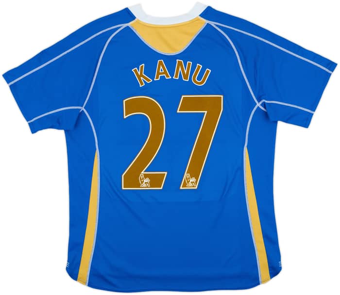 2007-08 Portsmouth Home Shirt Kanu #27 - 6/10 - (L)