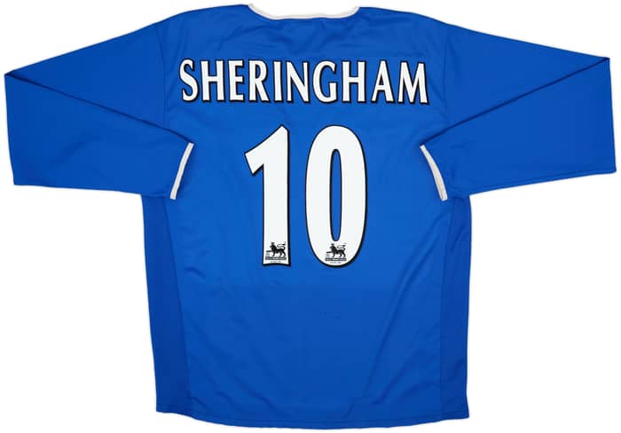 2003-05 Portsmouth Home L/S Shirt Sheringham #10 - 6/10 - (L)