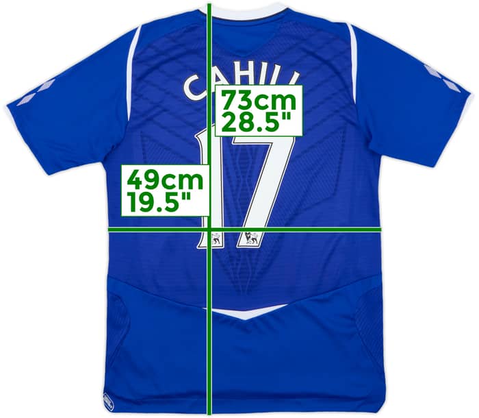 2008-09 Everton Home Shirt Cahill #17 - 10/10 - (M)