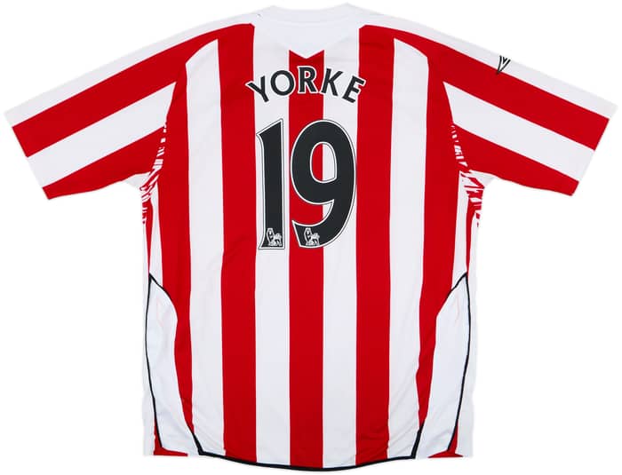 2007-08 Sunderland Home Shirt Yorke #19 - 6/10 - (XXL)