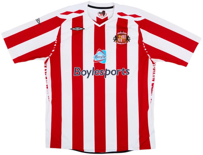 2007-08 Sunderland Home Shirt Yorke #19 - 6/10 - (XXL)