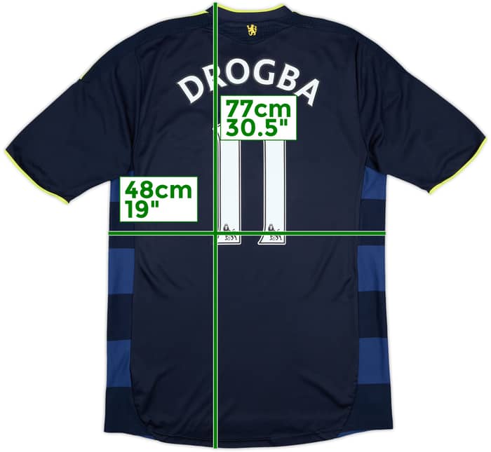 2009-10 Chelsea Away Shirt Drogba #11 - 8/10 - (S)