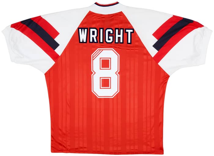 1992-94 Arsenal Home Shirt Wright #8 - 9/10 - (L)