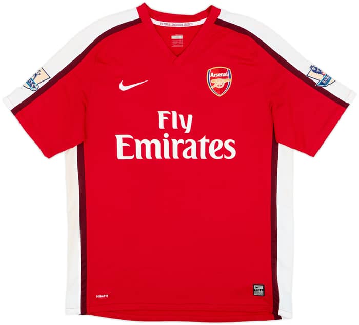 2008-10 Arsenal Home Shirt Adebayor #25 - 6/10 - (L)