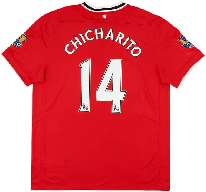 2011-12 Manchester United Home Shirt Chicharito #14 - 8/10 - (XL)