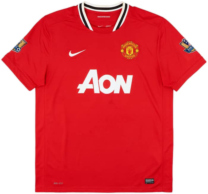 2011-12 Manchester United Home Shirt Chicharito #14 - 8/10 - (XL)