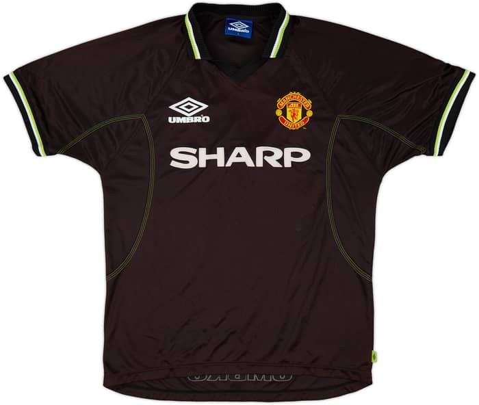 1998-99 Manchester United Third Shirt Scholes #18 - 8/10 - (L)