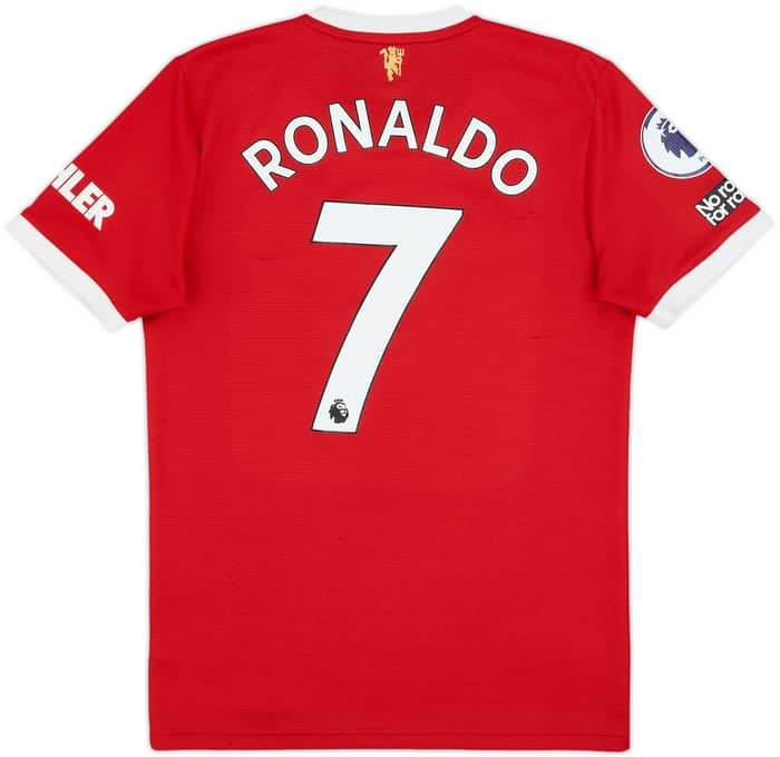 2021-22 Manchester United Home Shirt Ronaldo #7 - 7/10 - (S)