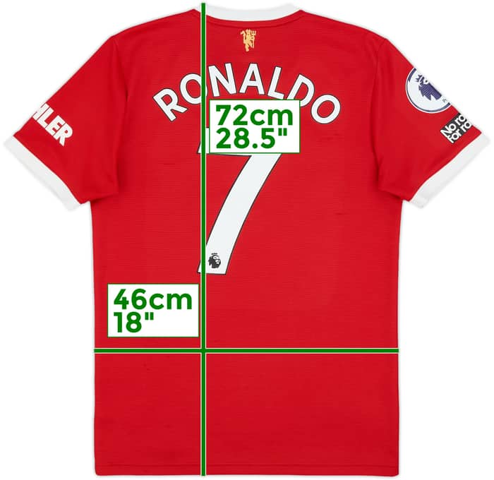 2021-22 Manchester United Home Shirt Ronaldo #7 - 7/10 - (S)