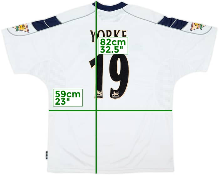 1999-00 Manchester United Third Shirt Yorke #19 - 8/10 - (XL)