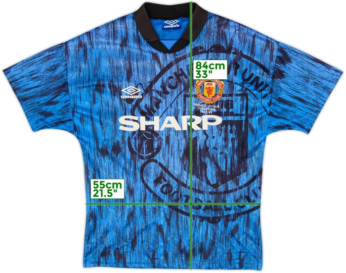 1992-93 Manchester United Away Shirt - 8/10 - (S)