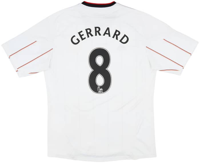 2010-11 Liverpool Away Shirt Gerrard #8 - 5/10 - (L)