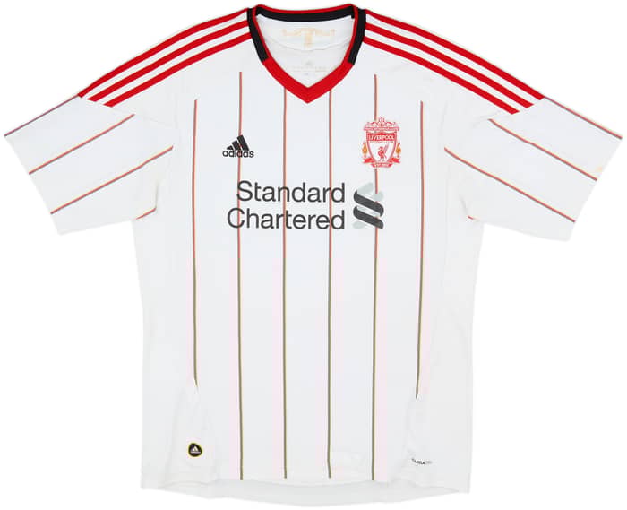 2010-11 Liverpool Away Shirt Gerrard #8 - 5/10 - (L)