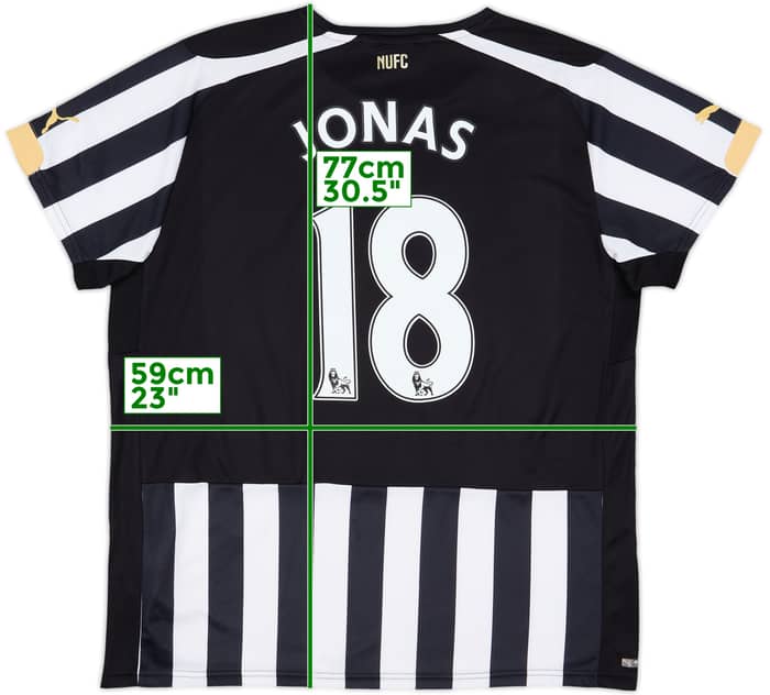 2014-15 Newcastle Home Shirt Jonas #18 - 8/10 - (L)