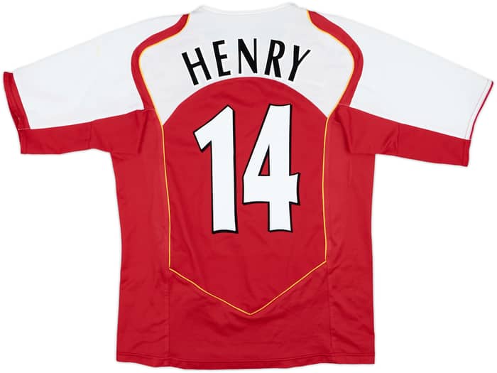 2004-05 Arsenal Home Shirt Henry #14 - 6/10 - (M)