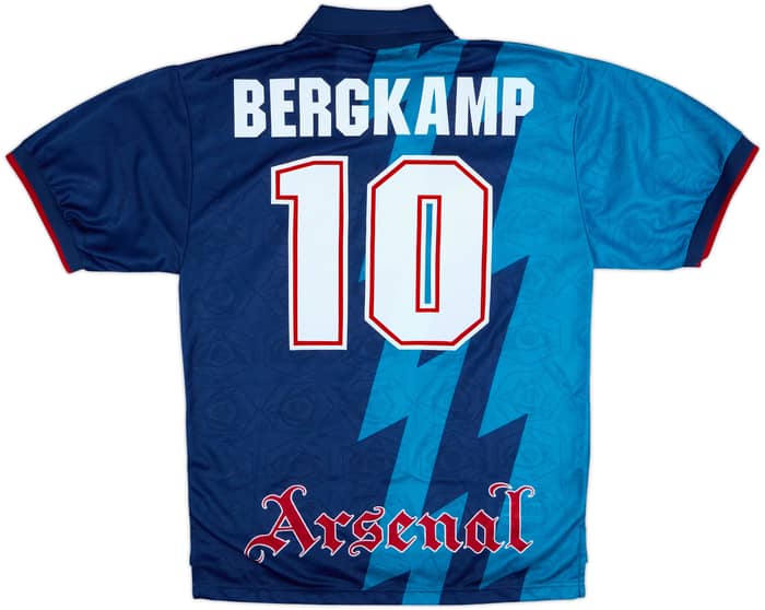 1995-96 Arsenal Away Shirt Bergkamp #10 - 8/10 - (M)
