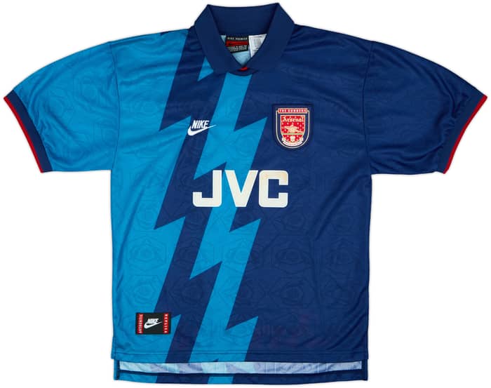 1995-96 Arsenal Away Shirt Bergkamp #10 - 8/10 - (M)