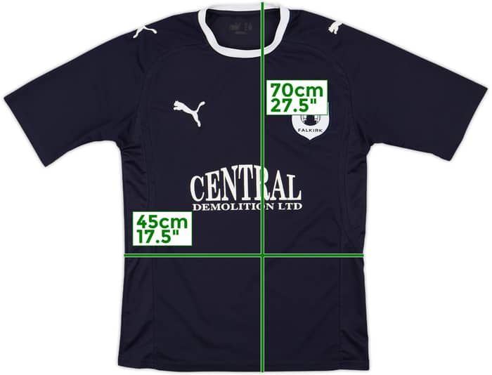 2010-12 Falkirk Home Shirt - 6/10 - (L.Boys)