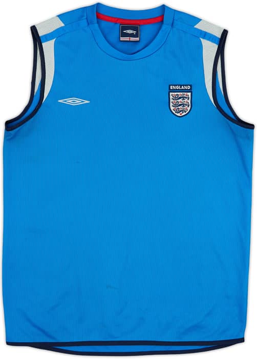 2004-06 England Umbro Training Vest - 7/10 - (M)