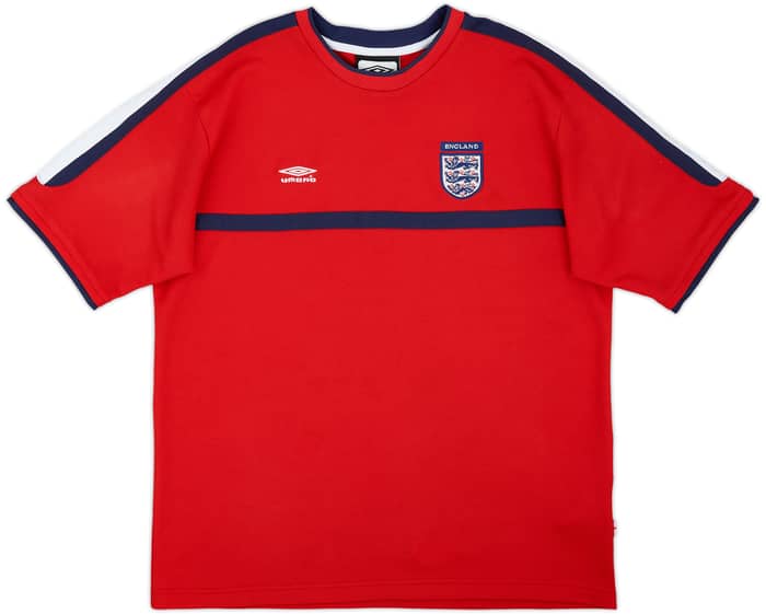 2000-02 England Umbro Training Shirt - 9/10 - (XL)