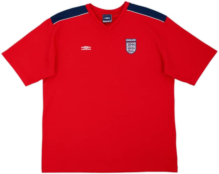 2002-03 England Umbro Training Shirt - 6/10 - (XXL)