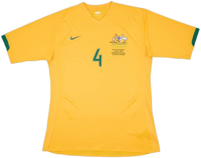 2006-08 Australia Player Issue 'AFC Cup' Home Shirt Cahill #4 - 8/10 - (XL)