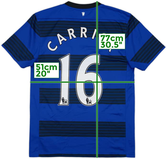 2011-13 Manchester United Away Shirt Carrick #16 - 8/10 - (M)