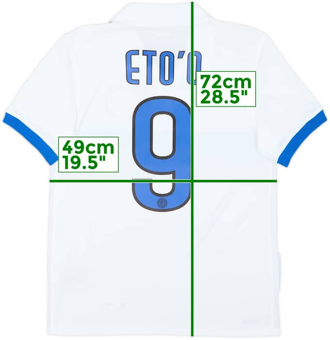2009-10 Inter Milan Away Shirt Eto'o #9 - 9/10 - (S)