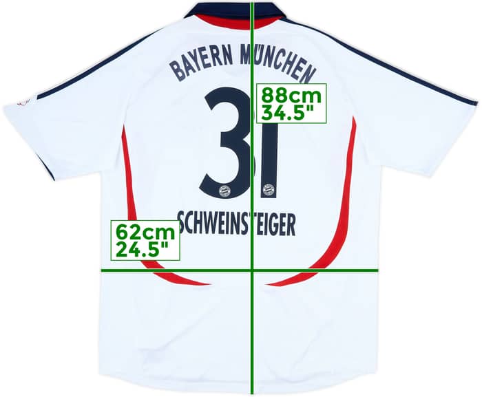2006-07 Bayern Munich Away Shirt Schweinsteiger #31 - 8/10 - (XXL)