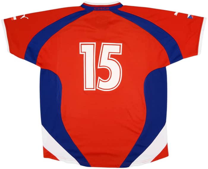 2000-02 Czech Republic Basic Home Shirt #15 - 7/10 - (XL)