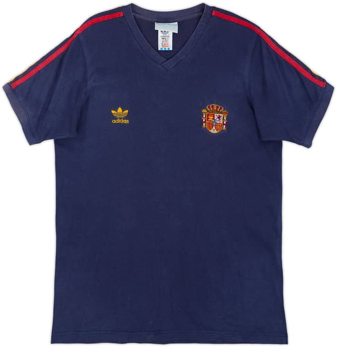 1996-97 Spain adidas Cotton Training Shirt - 7/10 - (XL)