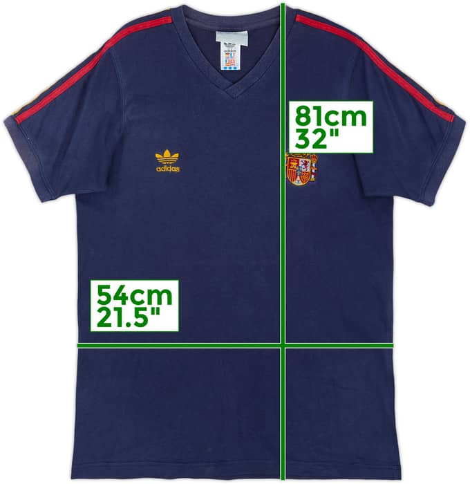 1996-97 Spain adidas Cotton Training Shirt - 7/10 - (XL)