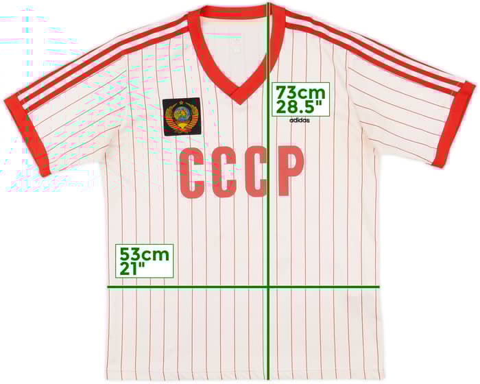 2005 Soviet Union adidas Originals Retro 1982 Away Shirt #11 - 8/10 - (L)