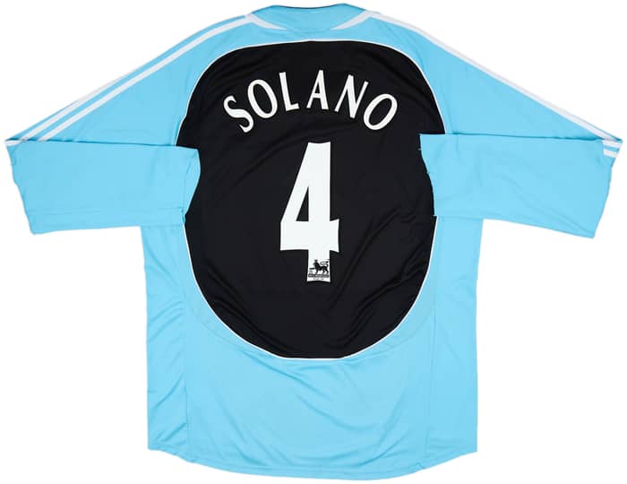2006-07 Newcastle Third Shirt L/S Shirt Solano #4 - 4/10 - (XXL)