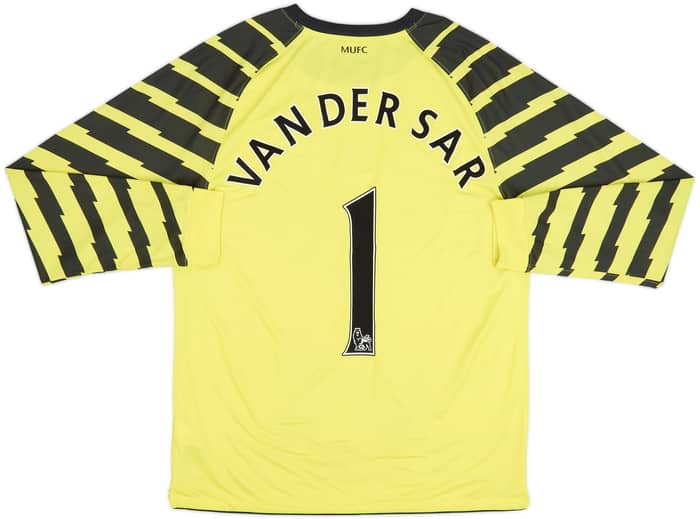 2010-11 Manchester United Yellow GK Shirt Van Der Sar #1 - 6/10 - (L)