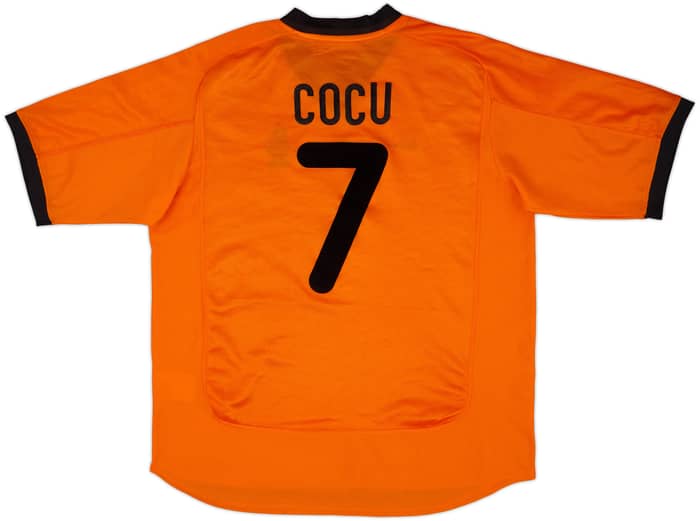 2000-02 Netherlands Home Shirt Cocu #7 - 7/10 - (L)