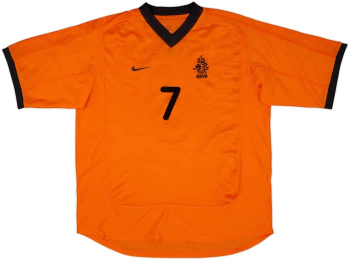 2000-02 Netherlands Home Shirt Cocu #7 - 7/10 - (L)