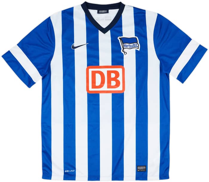 2013-14 Hertha Berlin Signed Home Shirt #10 - 9/10 - (L)