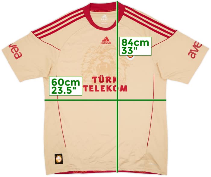 2010-11 Galatasaray Away Shirt - 10/10 - (XXL)