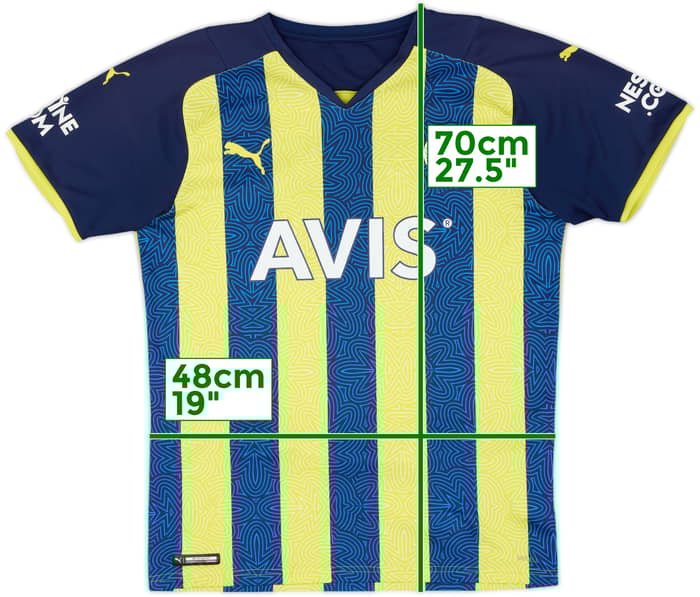 2021-22 Fenerbahce Home Shirt - 4/10 - (M)
