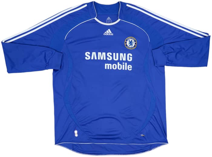2006-08 Chelsea Home L/S Shirt Drogba #11 - 8/10 - (XXL)