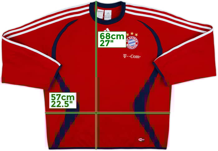 2006-07 Bayern Munich adidas Sweat Top - 8/10 - (M/L)