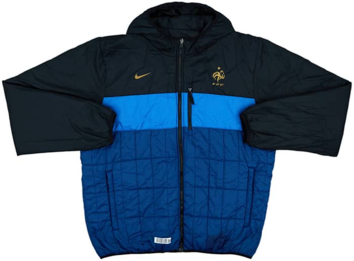 2013-14 France Nike Reversible Padded Bench Coat - 8/10 - (XXL)