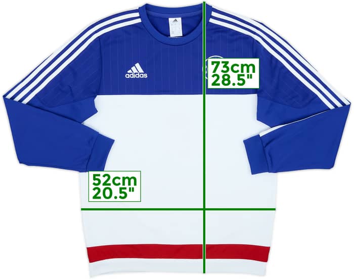 2015-16 Chelsea adidas Sweat Top - 6/10 - (M)