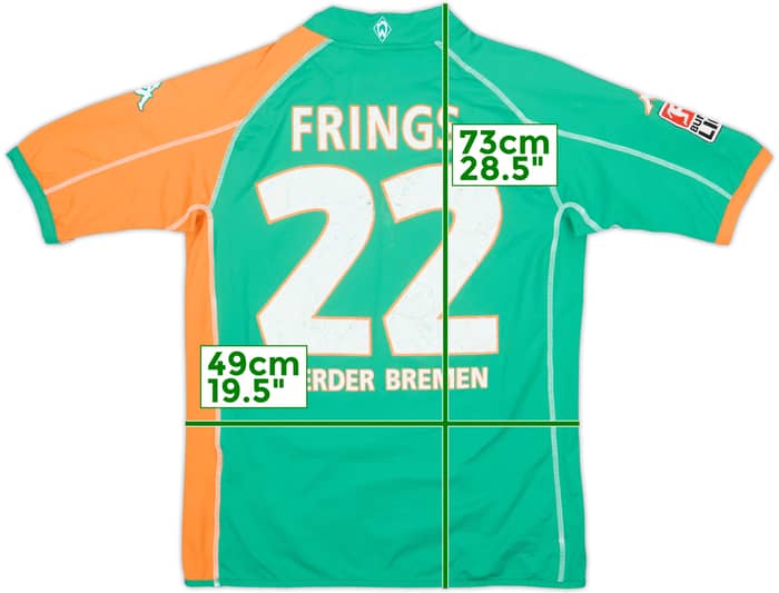 2005-06 Werder Bremen Home Shirt Frings #22 - 4/10 - (L)
